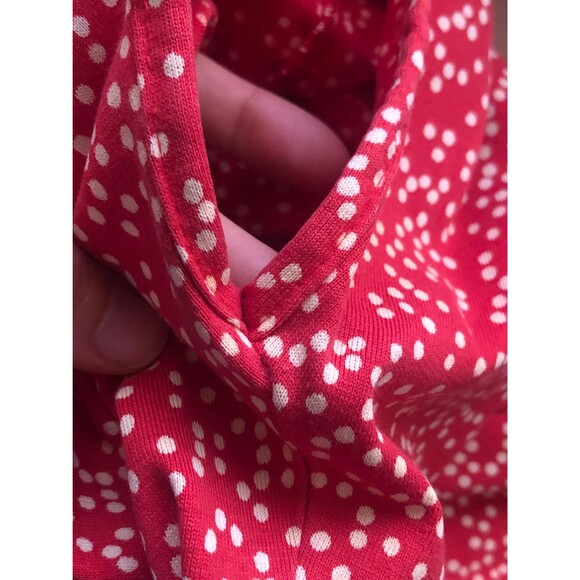1970s DIANE von FÜRSTENBERG DVF Saks 5th Ave. Polka Dot Dress W/Tie. XS-S. AS IS - Picture 10 of 10